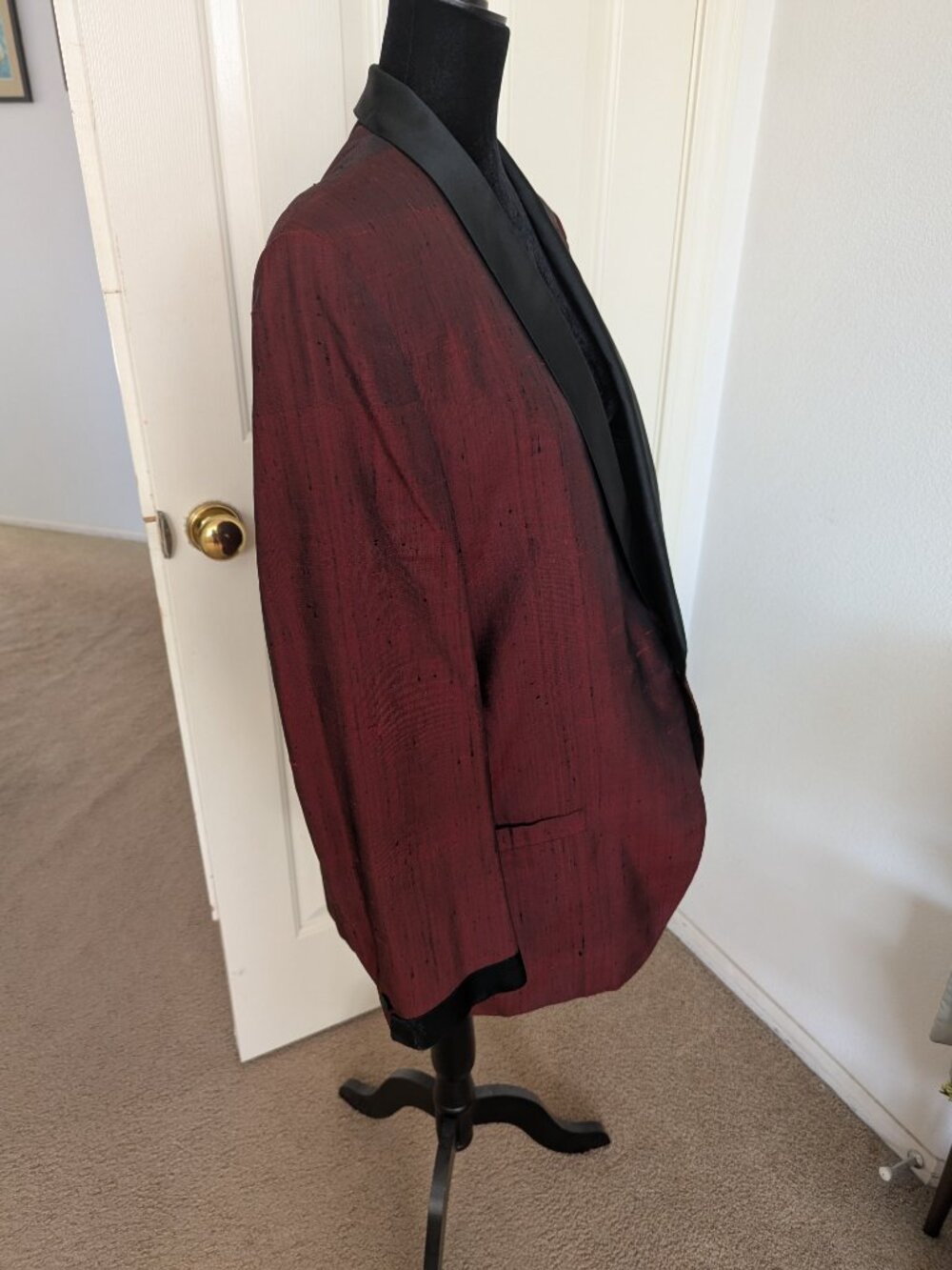 Vintage Rossini B&B Larrys Mens Jacket 1950's-60's Rat Pack Style 46 Chest - Picture 2 of 11